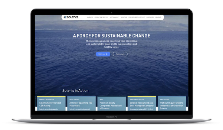 Versatile, ESG-Driven Website and Brand