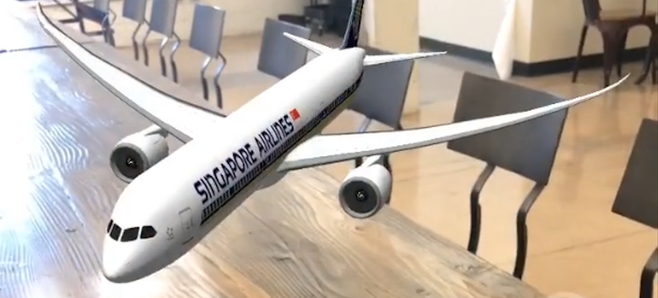 787-10 First Delivery to Singapore Airlines AR Experience